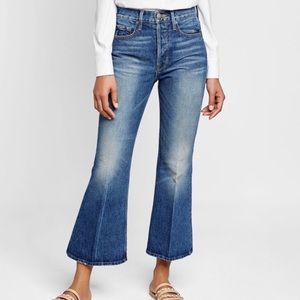Frame Rigid Re-Release Le Cropped High Rise Jeans